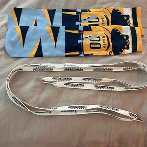 Nashville Predators socks and shoe laces
